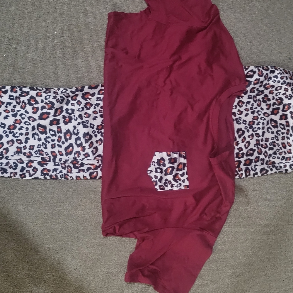 Womens pajama pant and tshirt set